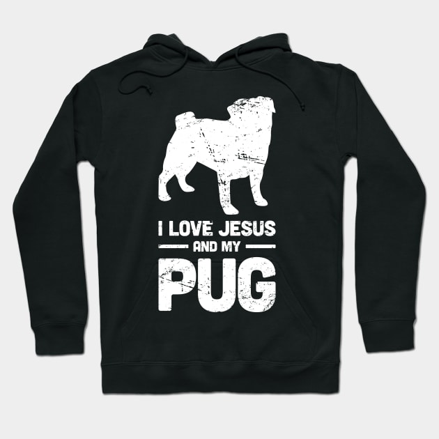 Pug - Funny Jesus Christian Dog Hoodie by MeatMan